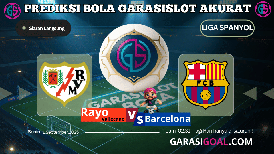 Rayo Vallecano vs Barcelona Prediksi Skor oleh Garasislot Akurat