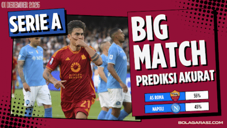 GARASISLOT Prediksi bola AS Roma vs Napoli