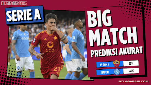 GARASISLOT Prediksi bola AS Roma vs Napoli