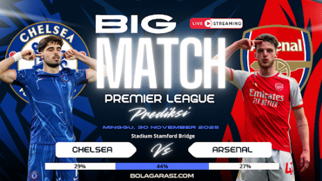 GARASISLOT Prediksi bola Chelsea vs Arsenal