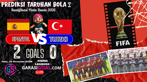 GARASISLOT Prediksi bola Spanyol vs Turki