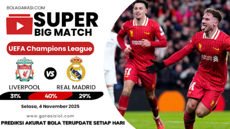 Garasislot Prediksi Bola Liverpool  vs  Real Madrid
