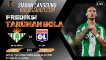Garasislot Prediksi Bola Real Betis  vs  Lyon