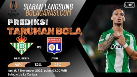 Garasislot Prediksi Bola Real Betis  vs  Lyon