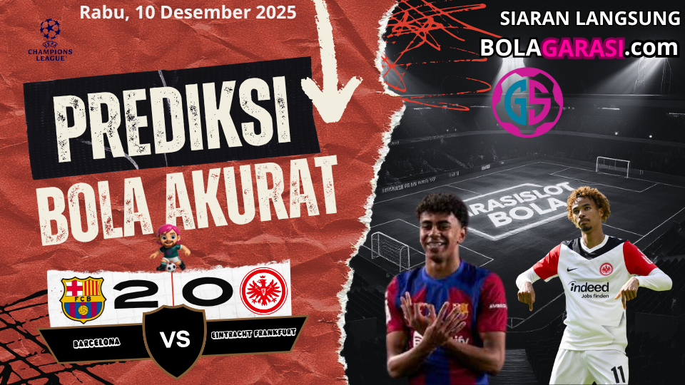 GARASISLOT Prediksi bola Barcelona vs Eintracht Frankfurt