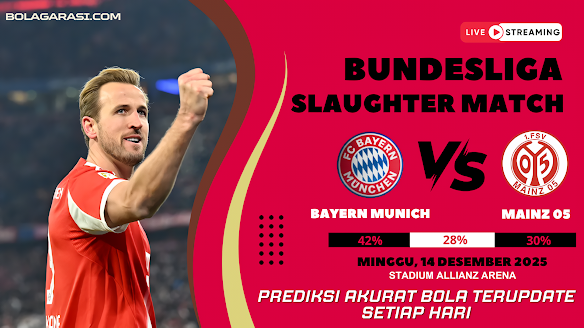 GARASISLOT Prediksi bola Bayern Munich vs Mainz 05