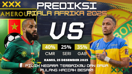 GARASISLOT Prediksi bola Kamerun vs Gabon