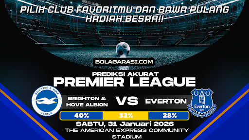 GARASISLOT Prediksi bola Brighton & Hove Albion vs Everton
