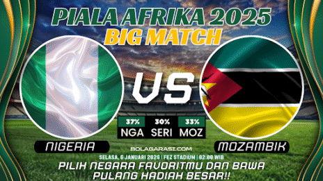 GARASISLOT Prediksi bola Nigeria vs Mozambik