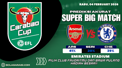 GARASISLOT Prediksi bola Arsenal vs Chelsea