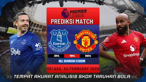 GARASISLOT Prediksi bola Everton  vs Manchester United