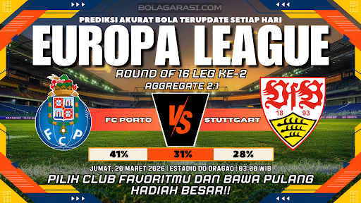 GARASISLOT Prediksi bola Porto vs Stuttgart