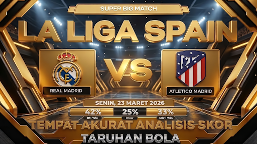 GARASISLOT Prediksi bola Real Madrid vs Atletico Madrid