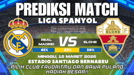 GARASILLOT Prediksi bola Real Madrid vs Elche