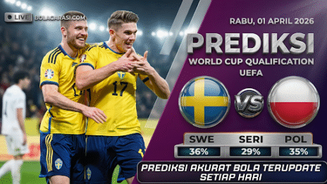 GARASISLOT Prediksi bola Swedia vs Polandia