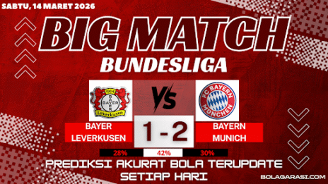 GARASISLOT Prediksi bola Bayer Leverkusen vs Bayern Munich