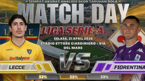 Statistik Lecce vs Fiorentina