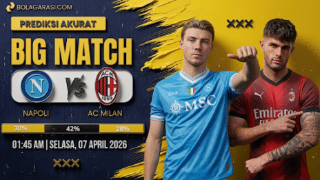 GARASISLOT Prediksi bola Napoli vs AC Milan