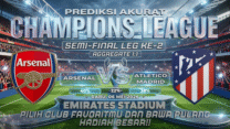 GARASISLOT Prediksi bola Arsenal vs Atletico Madrid